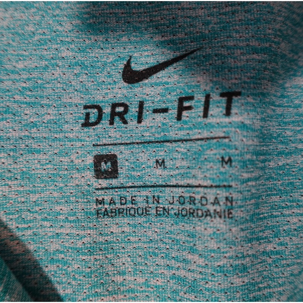 Nike Running Dri-FIT Quarter Zip Pullover Teal Heather AJ4660-311 Womens Medium - Picture 3 of 9